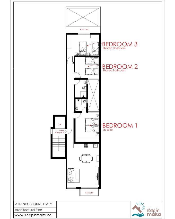 F9 Room 1, Private Double Room With Private Bathroom In Shared Flat 음시다 외부 사진